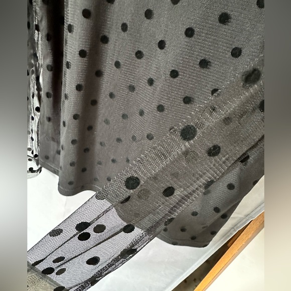 Interplay Couture top with sheer sleeves. Brand new. Never worn. - Picture 2 of 7